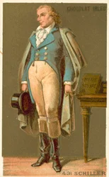 Friedrich von Schiller, deutscher Dichter, Philosoph, Historiker und Dramatiker